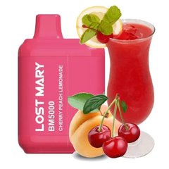 Купить Lost Mary BM5000 5% Cherry Peach Lemonade - Вишня Персик Лимонад 66419 Одноразовые POD системы