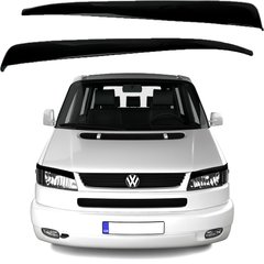 Купить Реснички фар Volkswagen T4 1990-1998 (под прямые фары) Voron Glass 58316 Реснички - Защита фар