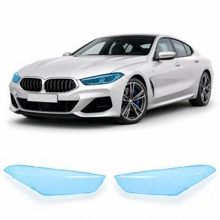 Купить Антигравийная защитная бронепленка по лекалам для BMW 8 Series G15/G14/G16 facelift 2022- оптика (фары и ПТФ) 102250 Модельные лекала защитных пленок для Bmw