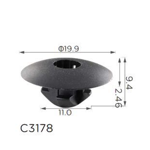 Buy Clip holder for trim panel protection Volkswagen, Audi, Seat, Skoda (N90533301, N-905-333-01) (C3178) 74177 Nail type fastener
