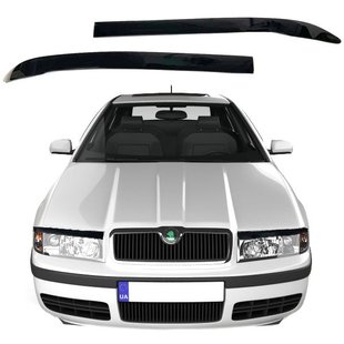 Купить Реснички фар для Skoda Octavia Tur 1997-2012 Voron Glass 57453 Реснички - Защита фар