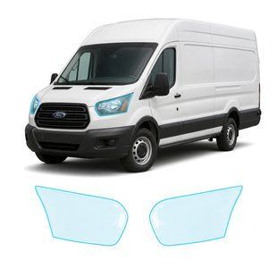 Купити Антигравійна захисна бронеплівка за лекалами для Ford Transit VII 2013- оптика (фари та ПТФ) 104532 Модельні лекала захисних плівок для Ford