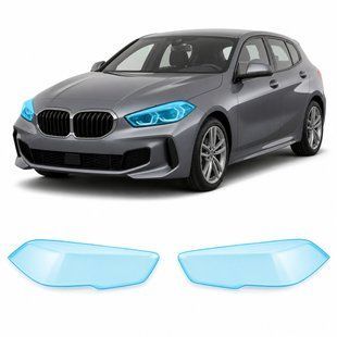 Купити Антигравійна захисна бронеплівка за лекалами для BMW 1 Series F40 2019-2024 - оптика (фари та ПТФ) 101950 Модельні лекала захисних плівок для Bmw