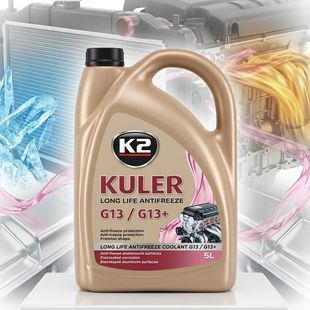 Купить Антифриз концентрат K2 Kuler Long Life -80 Розовый G13 / G13+ 5 л (T215R) (K20425) 42548 Антифризы