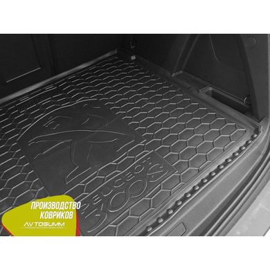 Купить Автомобильный коврик в багажник Peugeot 3008 2017- верхняя полка / Резино - пластик 42283 Коврики для Peugeot