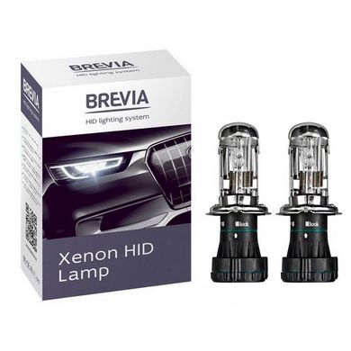 Купить Лампа Ксенон H4 6000K 35W Brevia 12460 (2шт) 23836 Биксенон - Моноксенон