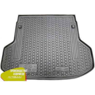 Купити Автомобільний килимок у багажник Kia Ceed 2019- Universal верхня полиця / Гумо - пластик 42133 Килимки для KIA