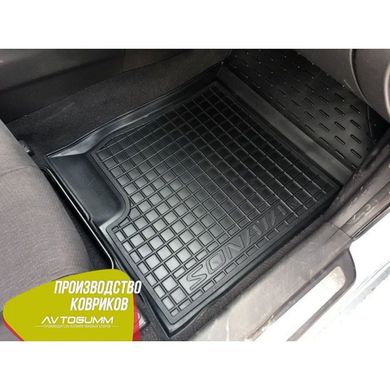 Купити Передні килимки в автомобіль Hyundai Sonata NF/6 2005-2010 (Avto-Gumm) 27537 Килимки для Hyundai