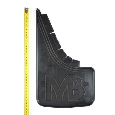 Купити Бризковики малі Elegant для Mazda Серебренн. напис,м'яка структурна гума Mud-Flaps 2 шт 23456 Бризковики універсальні з логотипом моделей