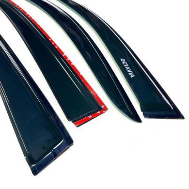 Buy Window deflectors wind deflectors for Skoda Octavia A5 2004-2014 Liftback Hatchback Flexible (Acrylic) 83052 Window deflectors for Skoda