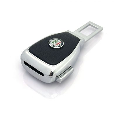 Купити Заглушка перехідник ременя безпеки з логотипом Alfa Romeo 1 шт 38829 Заглушки ременя безпеки