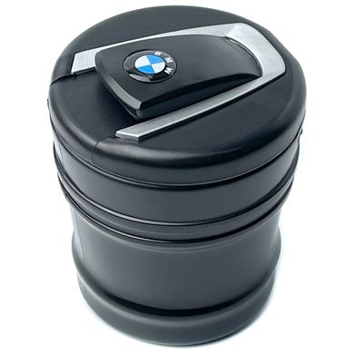 Купити Попільниця чорна з підсвіткою BMW 60 x 70 мм (3554) 24671 Підставки під окуляри Попільниці Підстаканники Блокнот