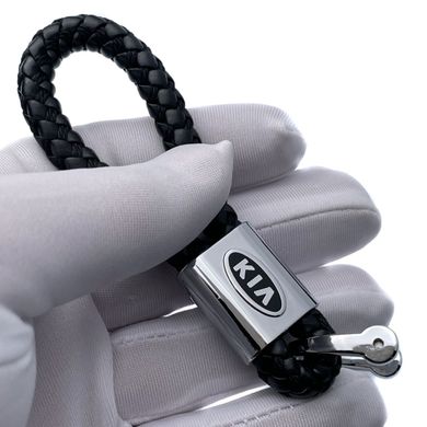 Купити Стильний шкіряний Брелок з логотипом Kia 9182 Брелоки для автоключів