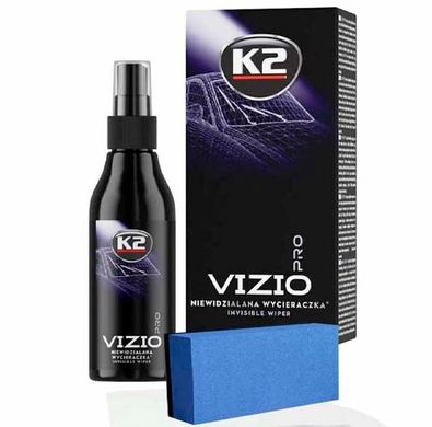 Купить Антидождь K2 VIZIO PRO Спрэй 150 мл (с аппликатором и микрофиброй) Оригинал D4028 (K20539) 58187 Антидождь Антизапотеватели