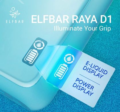 Купить Elf Bar RAYA D13000 18 ml Apple Ice (Яблоко Лед) С Индикацией 66871 Одноразовые POD системы