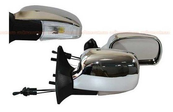 Купити Дзеркала автомобільні бічні для Ваз 2101-2107 з LED поворотом / складаються / Хром 2 шт (ЗБ 3109П) 23940 Дзеркала Бічні універсальні Тюнінг