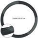 Steering wheel cover Elegant XXXXL 50-52 cm Eco-leather Black-Grey (EL105 534/1)