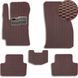 Buy EVA floor mats for Daewoo Lanos / Sens Metal heel pad Brown 5 pcs 80605 Floor mats fo Daewoo