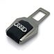 Купить Заглушка ремня безопасности с логотипом Audi Темный хром 1 шт 39468 Заглушки ремня безопасности - 6 фото из 6