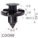 Clip Fastening Push Expansion NISSAN HONDA MITSUBISHI (MR328954 91545SE000 01553-09321 0155309321 11395) C0088
