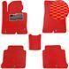 Buy EVA floor mats for Hyundai Sonata (LF) 2016-2021 USA Korea (Metal heel pad) Red 5 pcs 63054 Floor mats for Hyundai