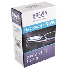 Купить Лампа Ксенон H4 6000K 35W Brevia 12460MP +50% MaxPower (2шт) 23837 Биксенон - Моноксенон