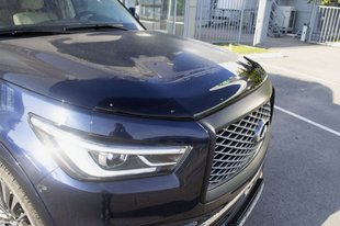 Купить Дефлектор капота мухобойка Infiniti QX80 2017- 33986 Дефлекторы капота Infiniti