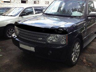 Купить Дефлектор капота (мухобойка) LAND ROVER Range Rover 02-12, темный 21259 Дефлекторы капота (мухобойки)