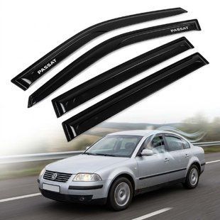 Купить Дефлекторы окон ветровики Volkswagen Passat B5 Седан 1997-2005 Скотч 3M Voron Glass 41142 Дефлекторы окон Volkswagen