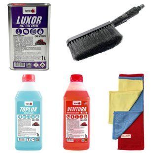 Купити Набір для миття авто Nowax TopLux Ventura Luxor №3 5 шт 60514 Набори техдопомоги та догляду для автомобіліста