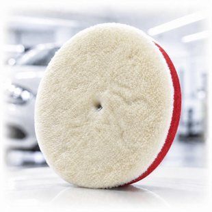 Buy Polishing wheel made of long Australian sheep wool, D170mm, D150mm, H26mm (high cutting force) 101375 Полірувальні кола