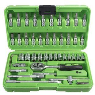 Buy Set of Alloid heads 1/4" 46 pcs 4-14 mm (NG-2046P) 86207