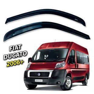 Купить Дефлекторы окон ветровики Fiat Doblo 2000- 2010г. Передние Скотч 3M Acryl-Auto 31889 Дефлекторы окон Fiat