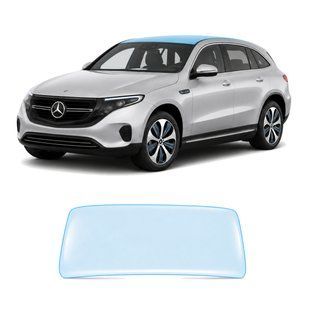 Купити Антигравійна захисна бронеплівка за лекалами для Mercedes-Benz EQC N293 2019-2023 - зона даху 106870 Модельні лекала захисних плівок для Mercedes-Benz