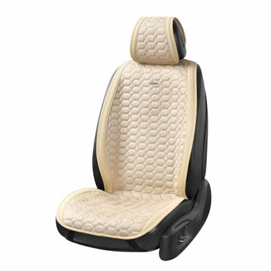 Купить Накидки для передних сидений Алькантара Beltex Monte Carlo Бежевые 2 шт 40479 Накидки для сидений Premium (Алькантара)