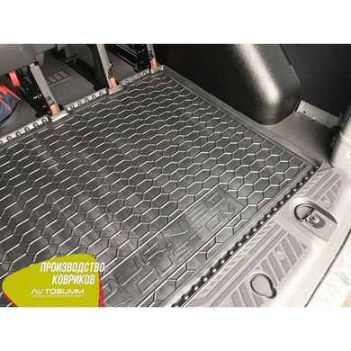 Купить Автомобильный коврик в багажник Ford Tourneo Custom 2015- Резино - пластик 42034 Коврики для Ford