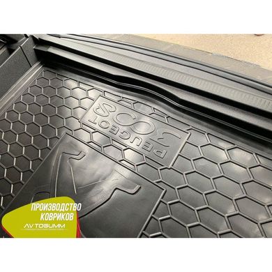 Купити Автомобільний килимок в багажник Peugeot 3008 2017- нижня полиця / Гумо - пластик 42284 Килимки для Peugeot