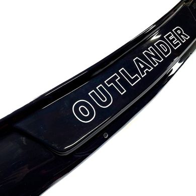 Купити Дефлектор капота мухобойка Mitsubishi Outlander 2012-2020 (Євро Кріплення) Voron Glass 68125 Дефлектори капота Mitsubishi