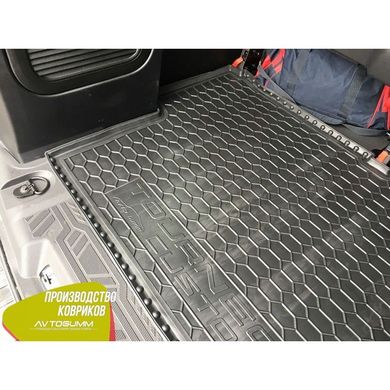 Купить Автомобильный коврик в багажник Ford Tourneo Custom 2015- Резино - пластик 42034 Коврики для Ford