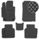 Купити Килимки в салон Екошкіра для Toyota Camry 50 / 55 2011-2017 Чорні 5 шт (Rombus) 68330 Килимки для Toyota