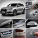 Buy Pre-cut paint protection film for Audi Q7 4M 2015-2019 - front end 101686 Model-specific paint protection film patterns for Audi - 2 photos from 2