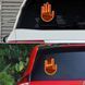 Купити Підсвічування автомобільне LED-долоня рука на заднє скло для жестів (Gesture fan fak car Led) 73545 Підсвічування - Стопи внутрісалонні - 9 фото из 10