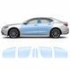 Купить Антигравийная защитная бронепленка по лекалам для Acura TLX I facelift 2018-2020 - зоны дверей и стойки окон 102997 Модельные лекала защитных пленок для Acura