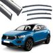 Купити Дефлектори вікон вітровики Benke для Volkswagen T-Roc 2018- Хром Молдинг З Нержавіючої Сталі 3D 62307 Дефлектори вікон Volkswagen - 1 фото из 7