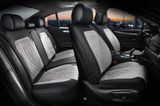 Купить Авточехлы для сидений Алькантара Экокожа Elegant Modena комплект Серые (700 133) 31811 Накидки для сидений Premium (Алькантара)