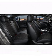 Купить Авточехлы накидки для сидений 5D Алькантара Экокожа Elegant VERONA комплект Черные (700 146) 39611 Накидки для сидений Premium (Алькантара)