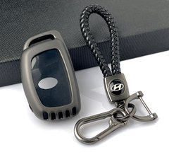 Купить Чехол для автоключей Hyundai с Брелоком Темный хром Оригинал (YT0028) 57491 Чехлы для автоключей (Оригинал)