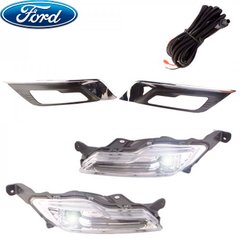 Купити LED Протитуманні фари для Ford Fusion 2017-2018 9W з проводкою Комплект (FD-915) 65511 Протитуманні фари модельні Іномарка