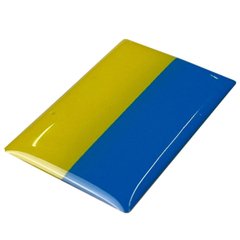 Купить Наклейка Силиконовая Объемная Флаг Украины 45 x 30 мм 1 шт 63241 Наклейки на автомобиль