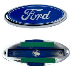 Купить Эмблема для Ford 90 x 35 мм / пластиковая малая / скотч 3M 21343 Эмблемы на иномарки